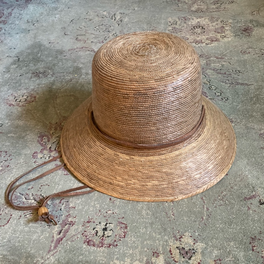 Tula Natural Straw Hat with Brown Accents